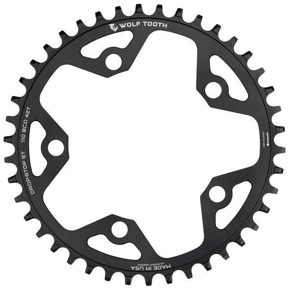 110 BCD GRAVEL/ROAD CHAINRING DROPSTOP ST 42T