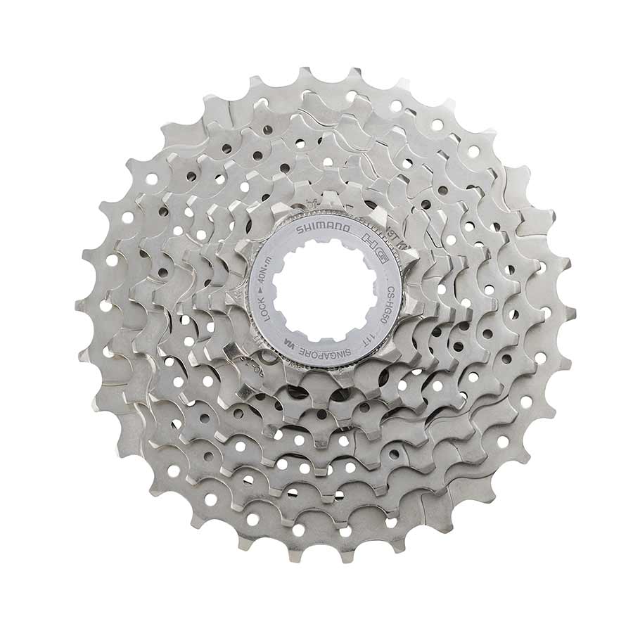 CASSETTE SPROCKET, CS-HG50 8-S,NI-PLATED, 11-13-15-18-21-24-28-34T