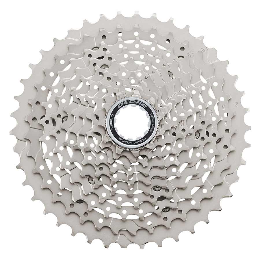 CASSETTE SPROCKET, CS-M4100, 11-42T, DEORE, 10-SPEED, 11-13-15-18-21-24-28-32-37-42T