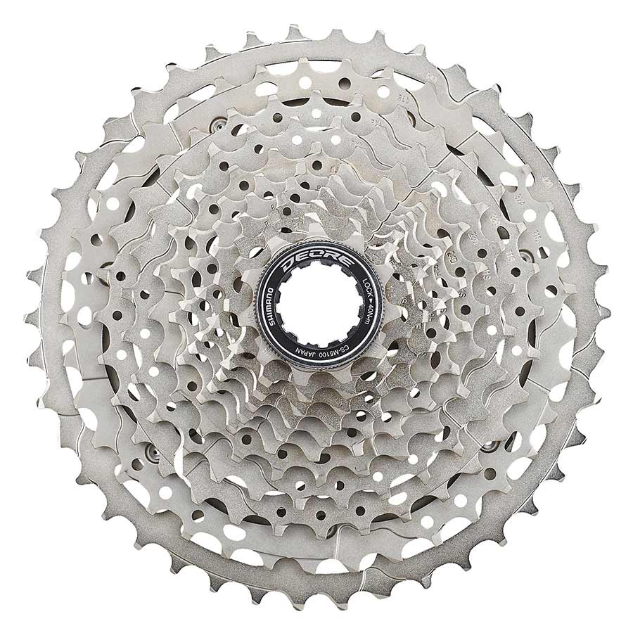 CASSETTE SPROCKET, CS-M5100, 11-42T, DEORE, 11-SPEED, 11-13-15-17-19-21-24-28-32-37-42T