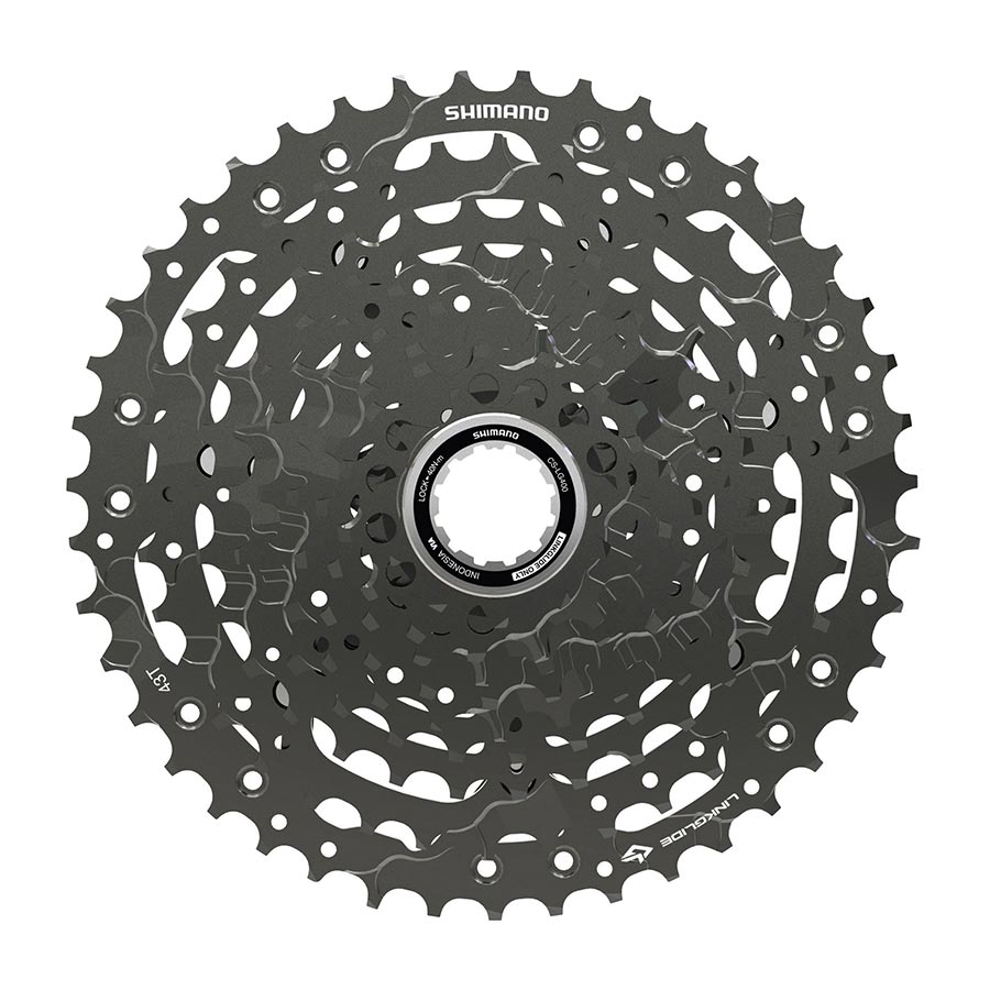 Shimano, CS-LG400-10, Cassette, Nickel plated, Speed: 10, 11-43T