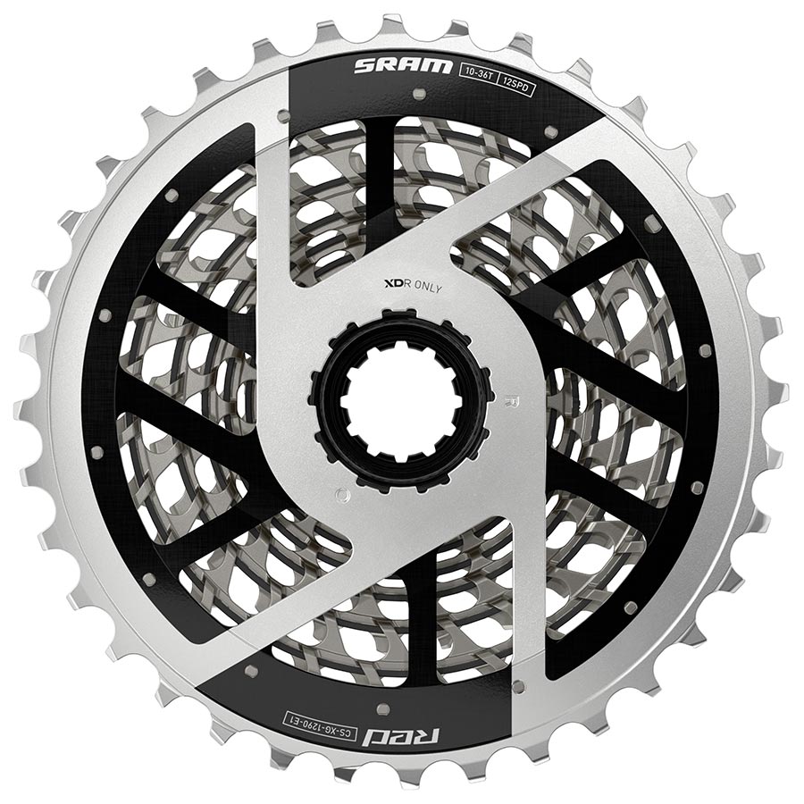 SRAM, XG-1290 E1, Cassette, Silver, Speed: 12, 10-36T, XD-R