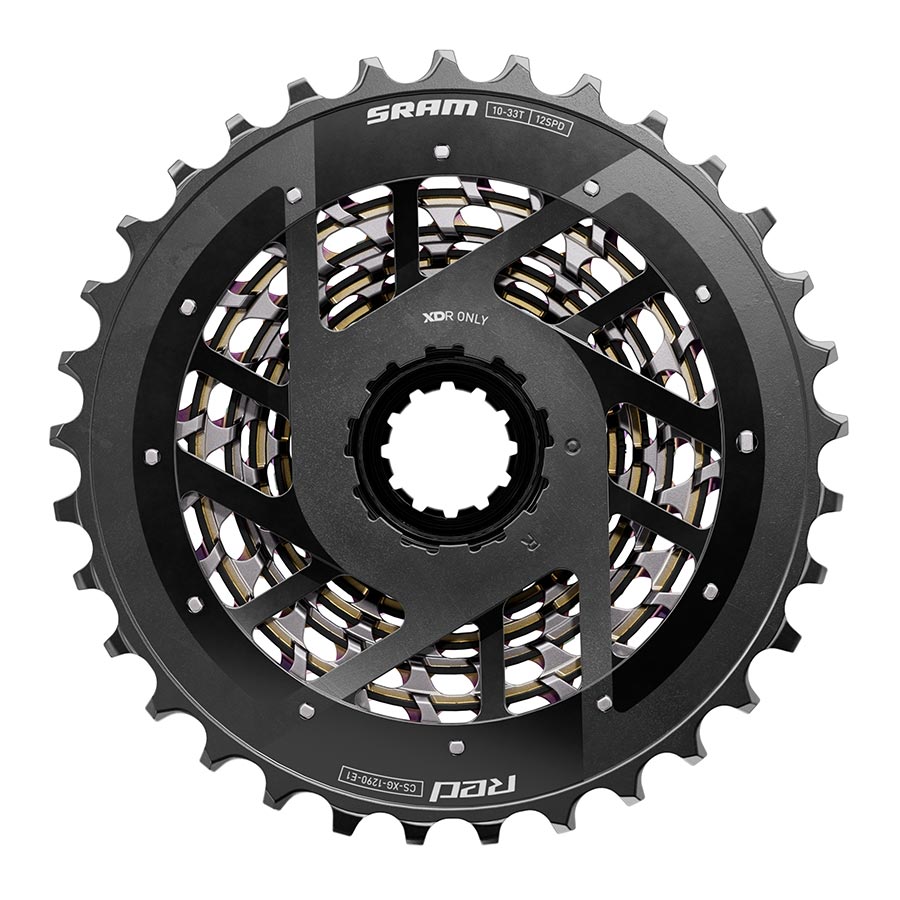 SRAM, XG-1290 E1, Cassette, Rainbow, Speed: 12, 10-33T, XD-R