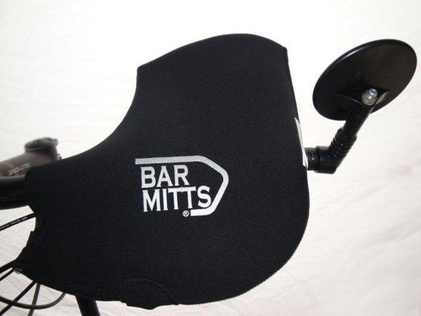 Bar Mitts Mountain/Commuter/Flat Bar with Mirror - Large