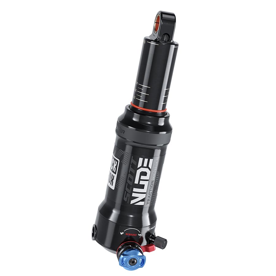 RockShox, Deluxe Nude RLC3, Rear shock, 165x45, Shaft Eyelet: Trunnion, Body Eyelet: Standard, MReb/MComp, 430lb Lockout Force, Scott Spark 2017+