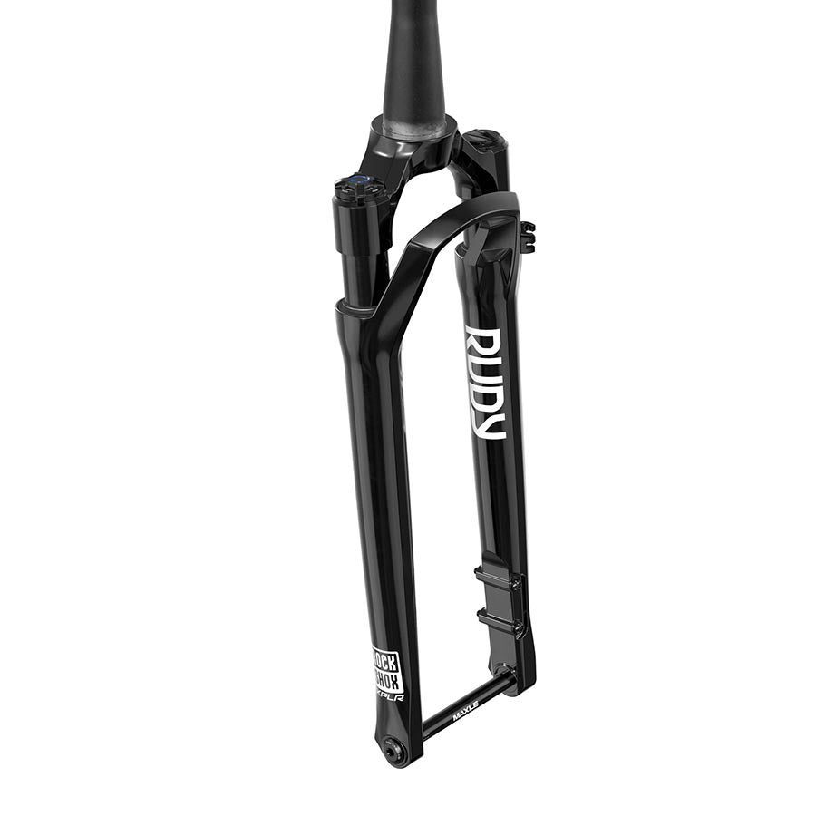 RockShox, Rudy Ultimate XPLR A2, Suspension Fork, 700C, Solo Air, 30mm, 1-1/8''-1.5'', 12x100mm TA, Rake: 51mm, Black