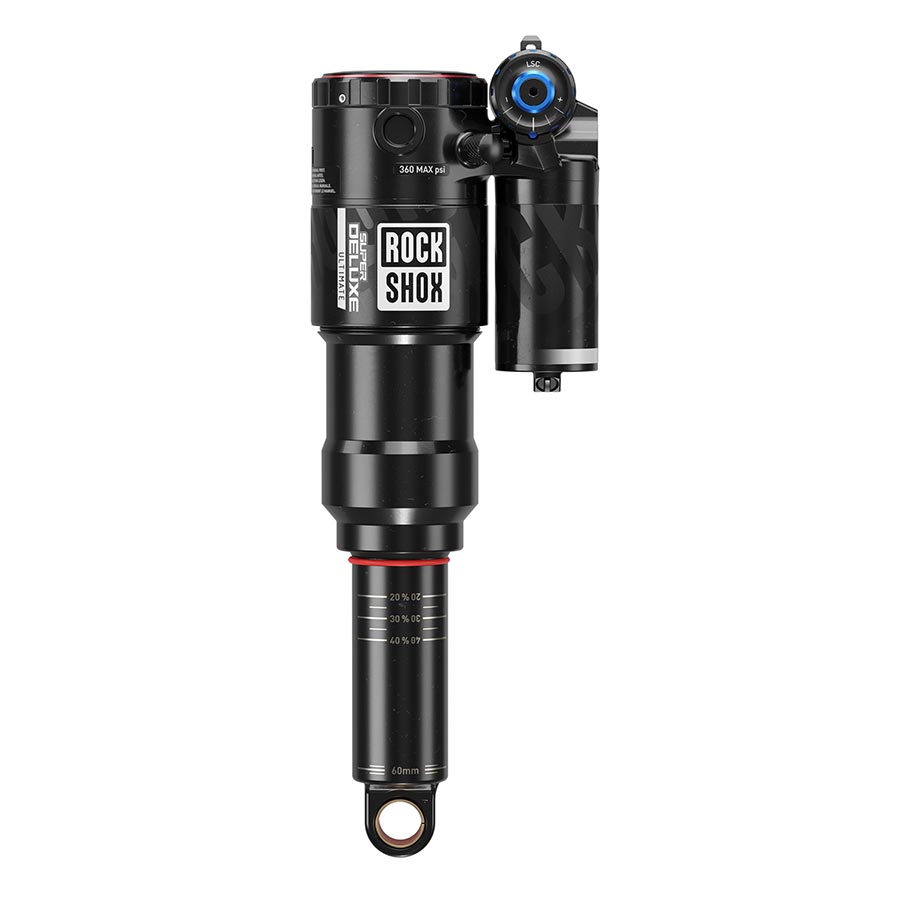 RockShox, Super Deluxe Ultimate C2, Rear shock, 205x65, Shaft Eyelet: Trunnion, Body Eyelet: Standard, 0 Neg/2 Pos Token, Reb55/Comp30, Lockout 4