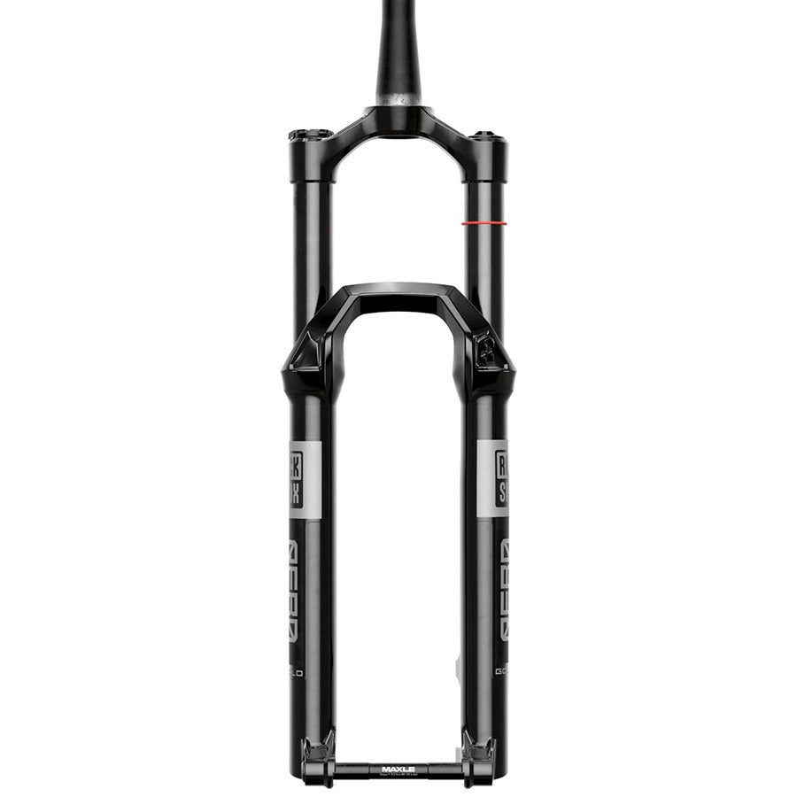 RockShox, Reba Gold 3P Crown B1, Suspension Fork, 27.5'', DebonAir, 100mm, 1-1/8''-1.5'', 15x110mm TA, Rake: 44mm, Black
