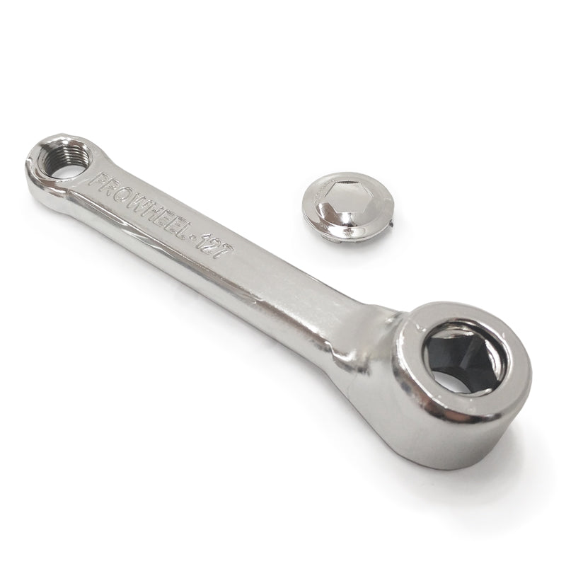 DAMCO - DIAMOND SQUARE CRANK ARM - 170MM CHROME