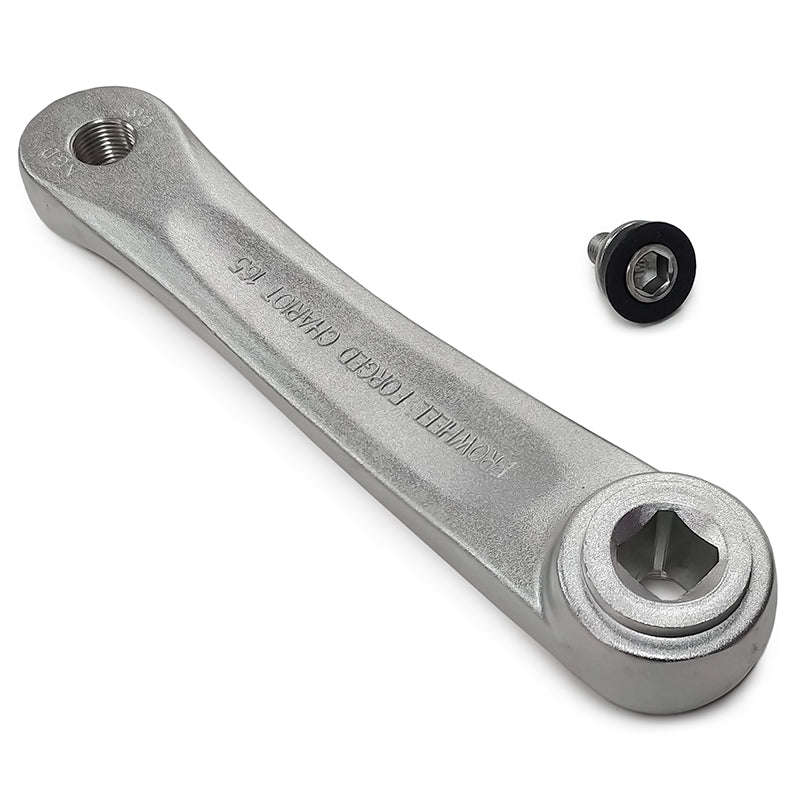 PROWHEEL - SQUARE ARM - SANDBLAST SILVER 165MM