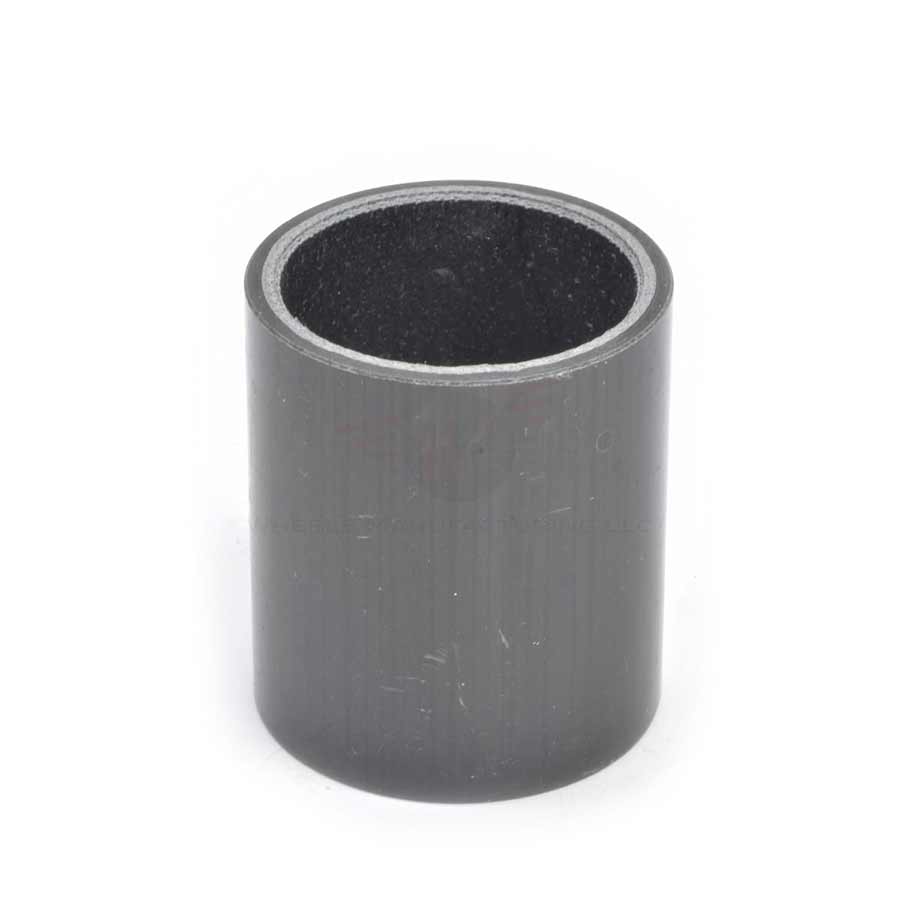 Wheels Manufacturing, Gloss Carbon, Headset Spacer, 1-1/8'', Height: 20mm, Carbon, Black