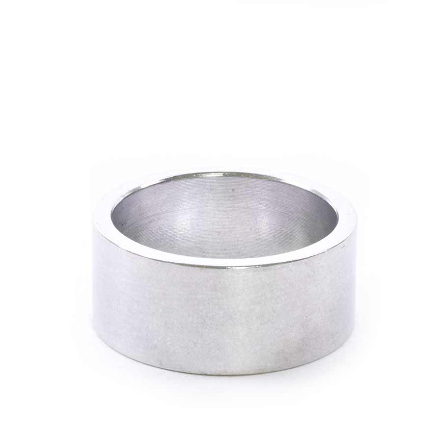 Wheels Manufacturing, Headset Spacer, 1-1/8'', Height: 15mm, Aluminum, Silver
