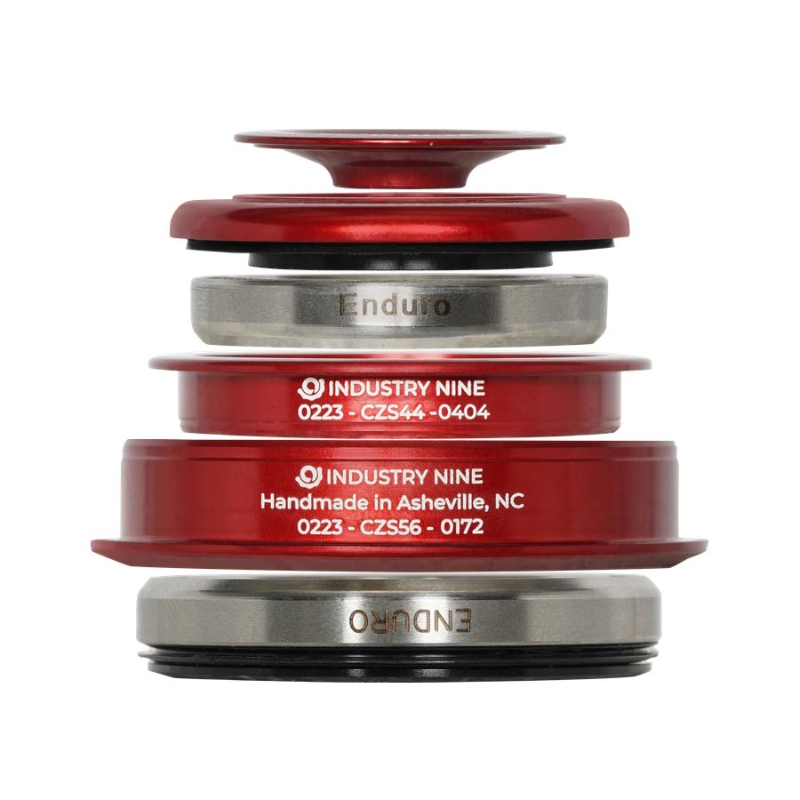 Industry Nine, iRiX ZS44/ZS56, Headset, : ZS44/28.6 | ZS56/40, ZeroStack, Complete, Red