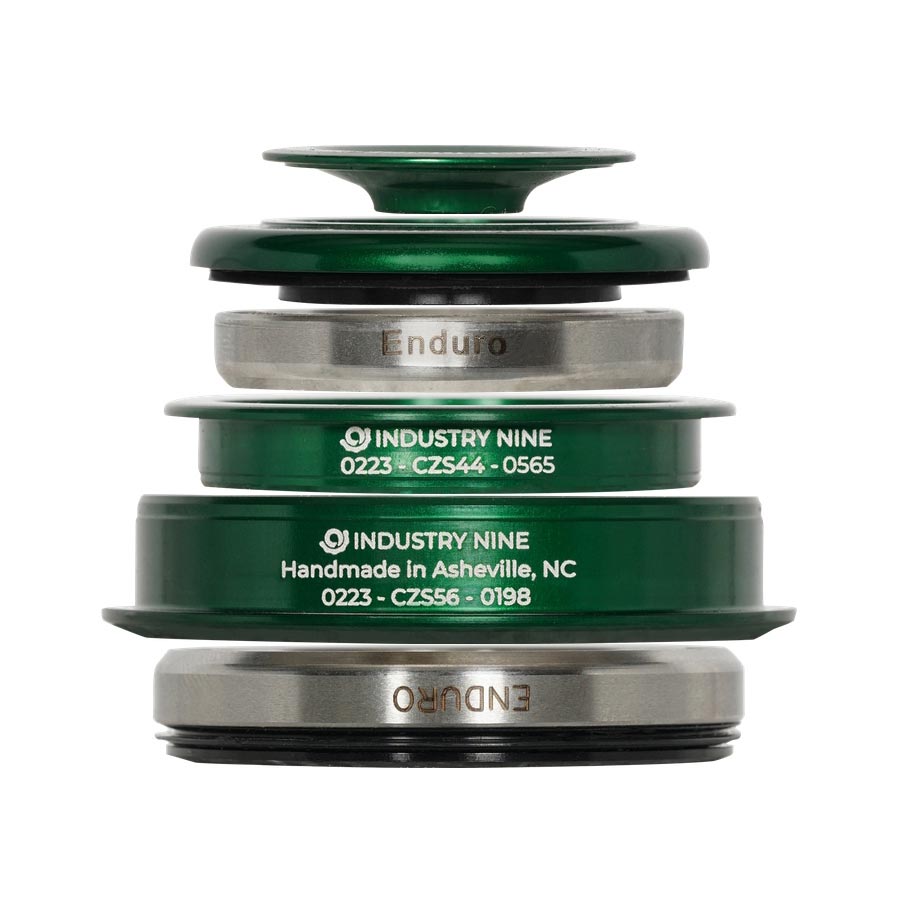 Industry Nine, iRiX ZS44/ZS56, Headset, : ZS44/28.6 | ZS56/40, ZeroStack, Complete, Green