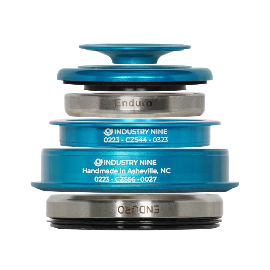 Industry Nine, iRiX ZS44/ZS56, Headset, : ZS44/28.6 | ZS56/40, ZeroStack, Complete, Turquoise