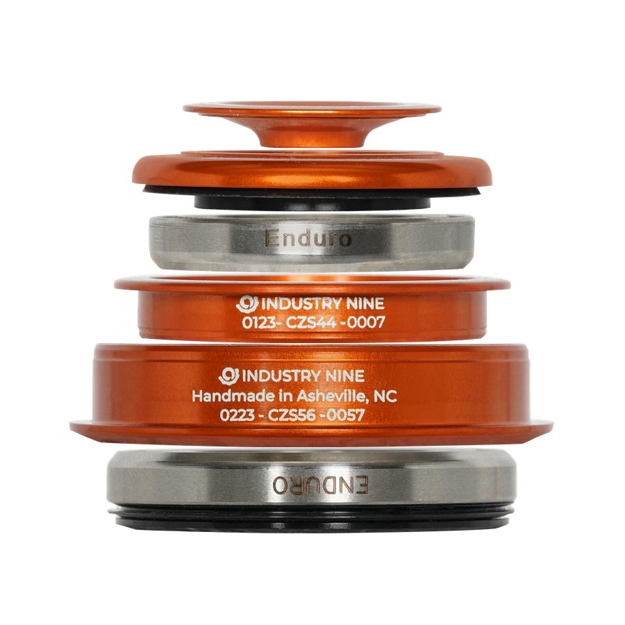 Industry Nine, iRiX ZS44/ZS56, Headset, : ZS44/28.6 | ZS56/40, ZeroStack, Complete, Orange