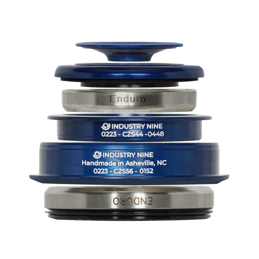 Industry Nine, iRiX ZS44/ZS56, Headset, : ZS44/28.6 | ZS56/40, ZeroStack, Complete, Blue