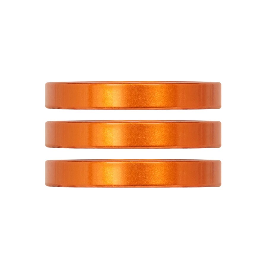 Industry Nine, iRiX, Headset Spacer, 1-1/8'', Height: 5mm, Aluminum, Orange, 3pcs
