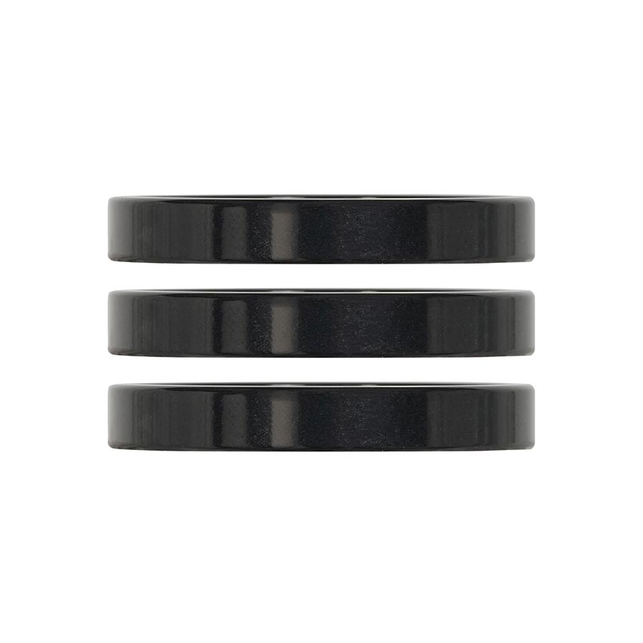 Industry Nine, iRiX, Headset Spacer, 1-1/8'', Height: 5mm, Aluminum, Black, 3pcs
