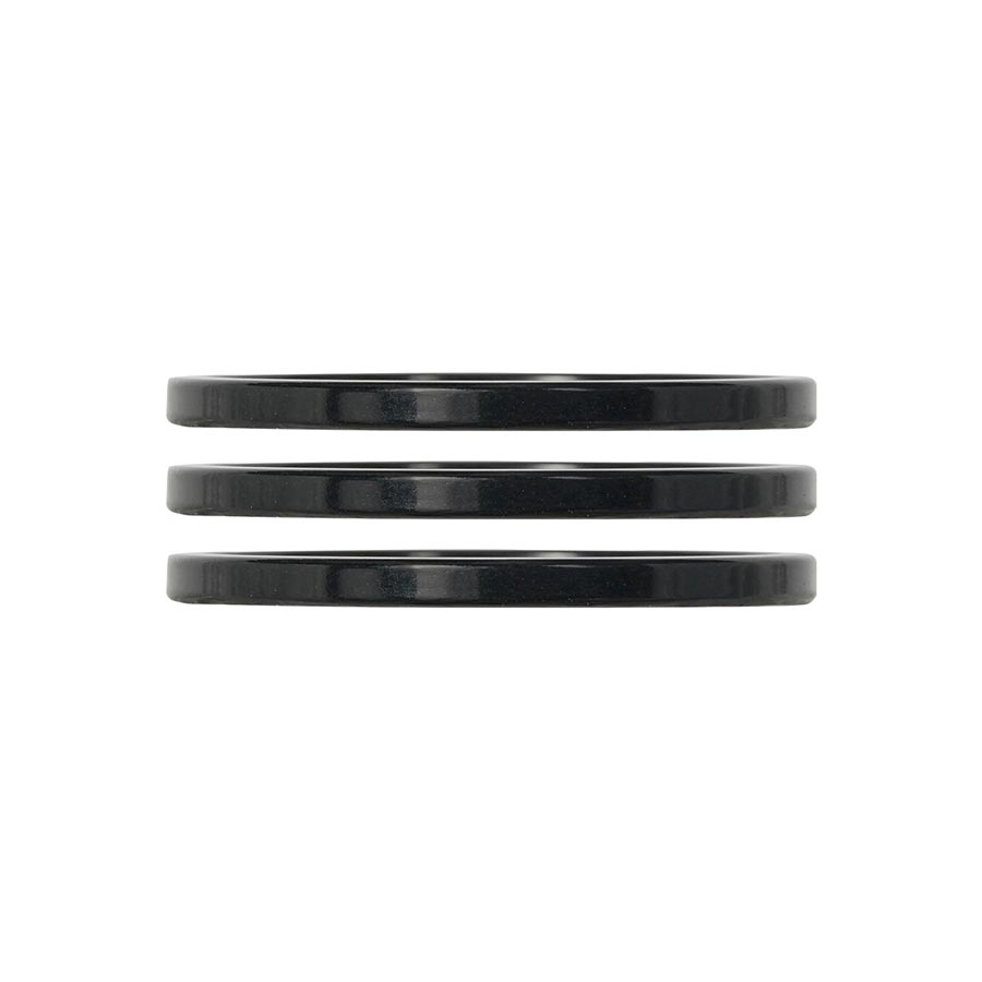 Industry Nine, iRiX, Headset Spacer, 1-1/8'', Height: 2.5mm, Aluminum, Black, 3pcs