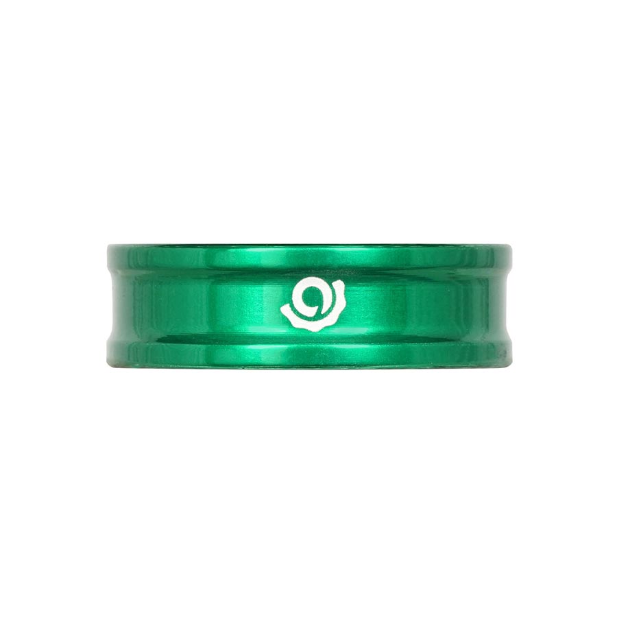 Industry Nine, iRiX, Headset Spacer, 1-1/8'', Height: 10mm, Aluminum, Green
