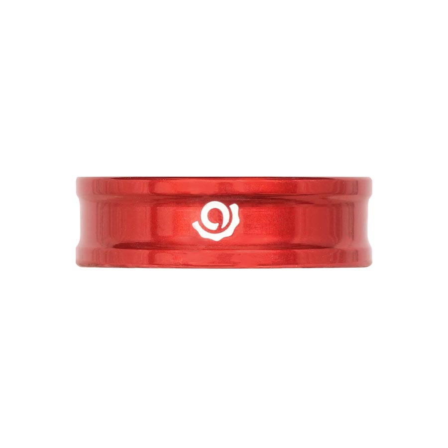 Industry Nine, iRiX, Headset Spacer, 1-1/8'', Height: 10mm, Aluminum, Red