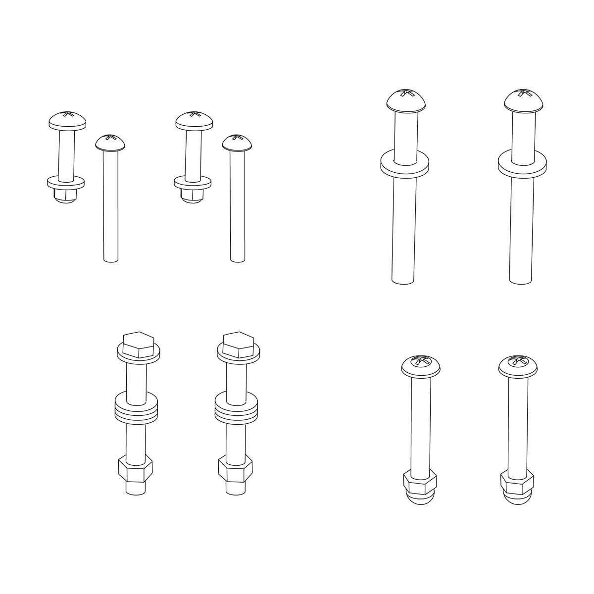 Body replacement hardware kit