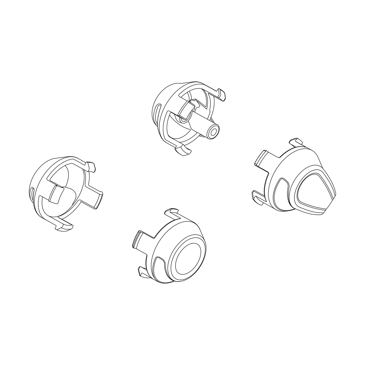 Hinge caps