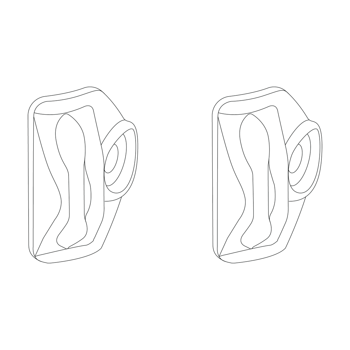 Brake cable guides 17-X