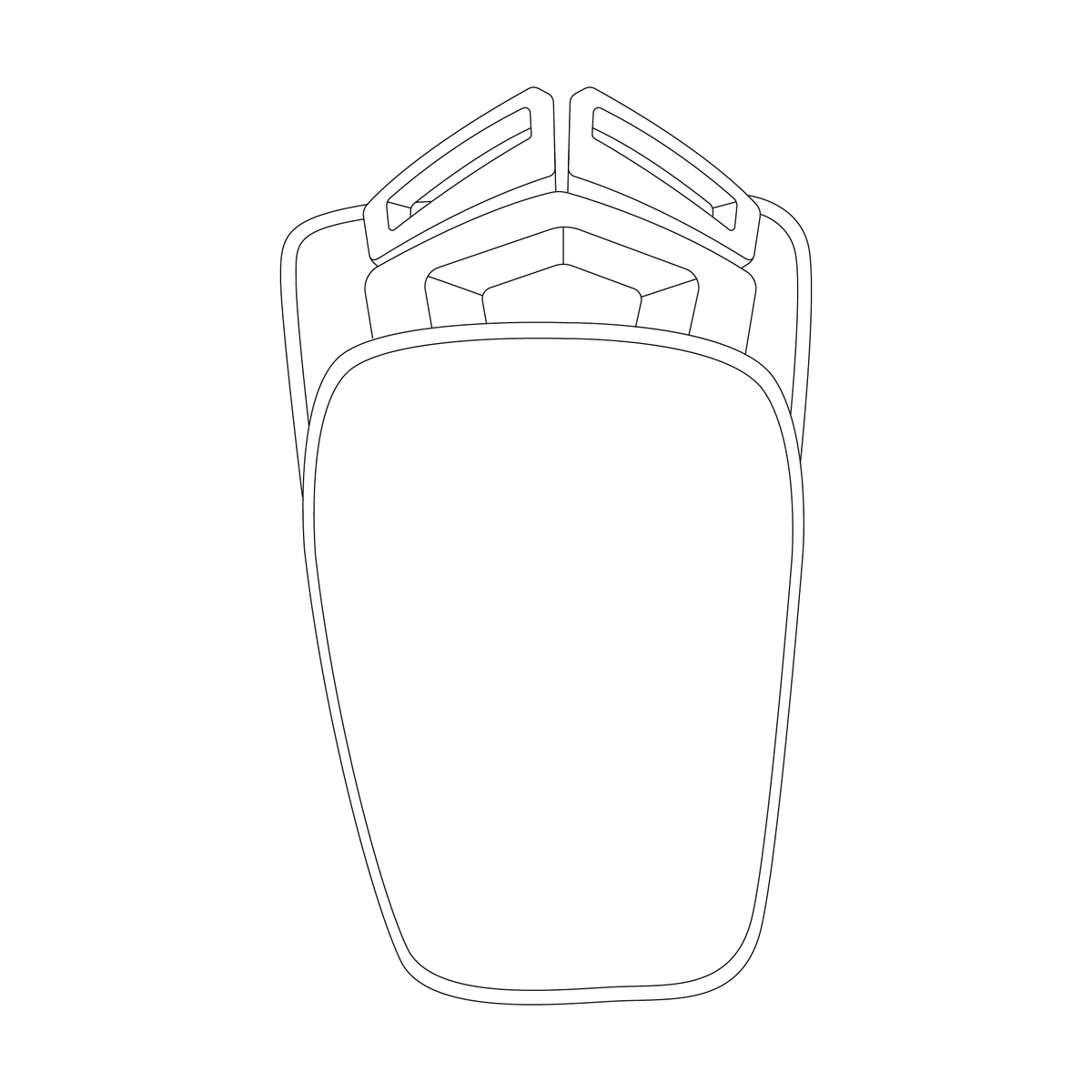 Harness buckle 18-X - Black
