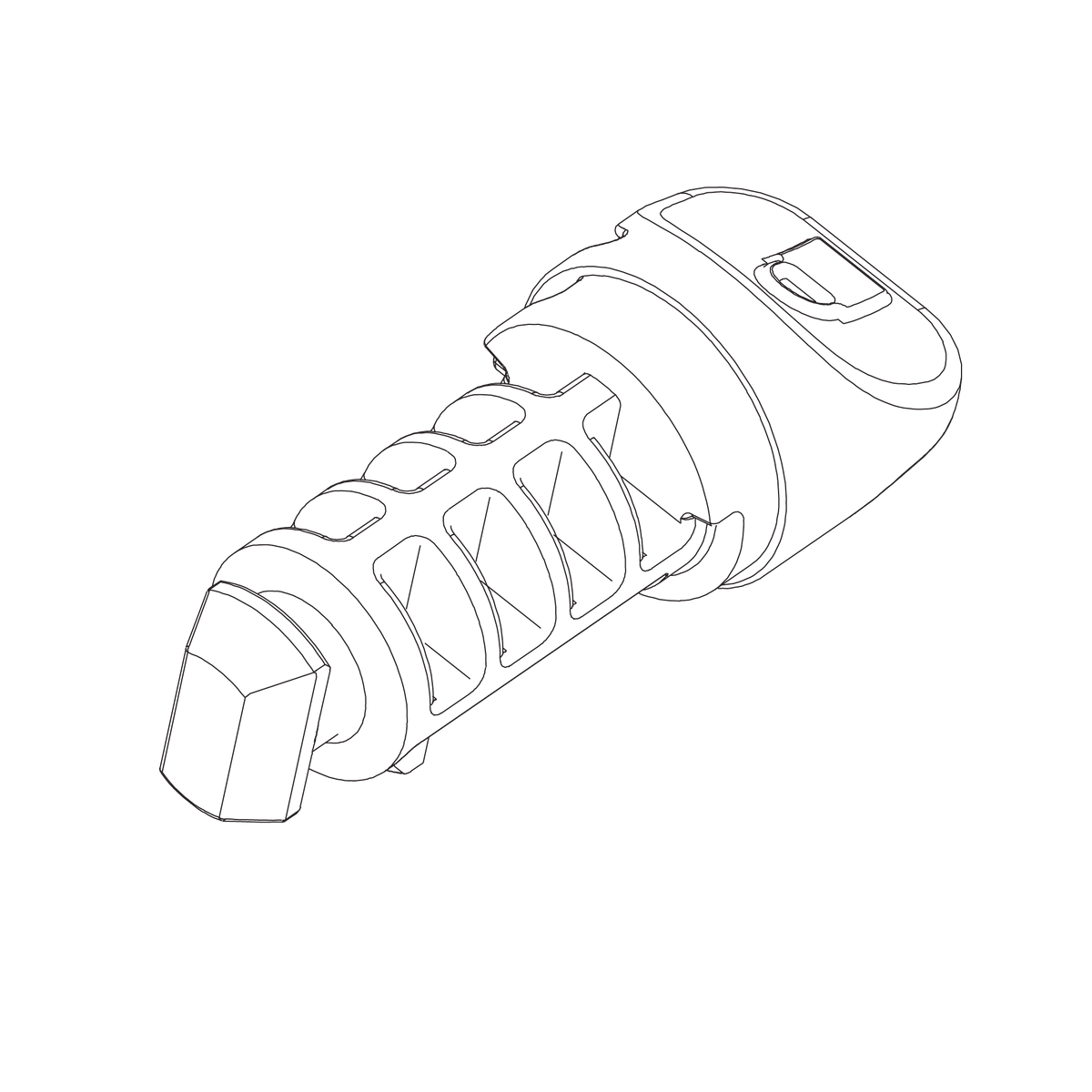Plastic tumbler lock cylinder