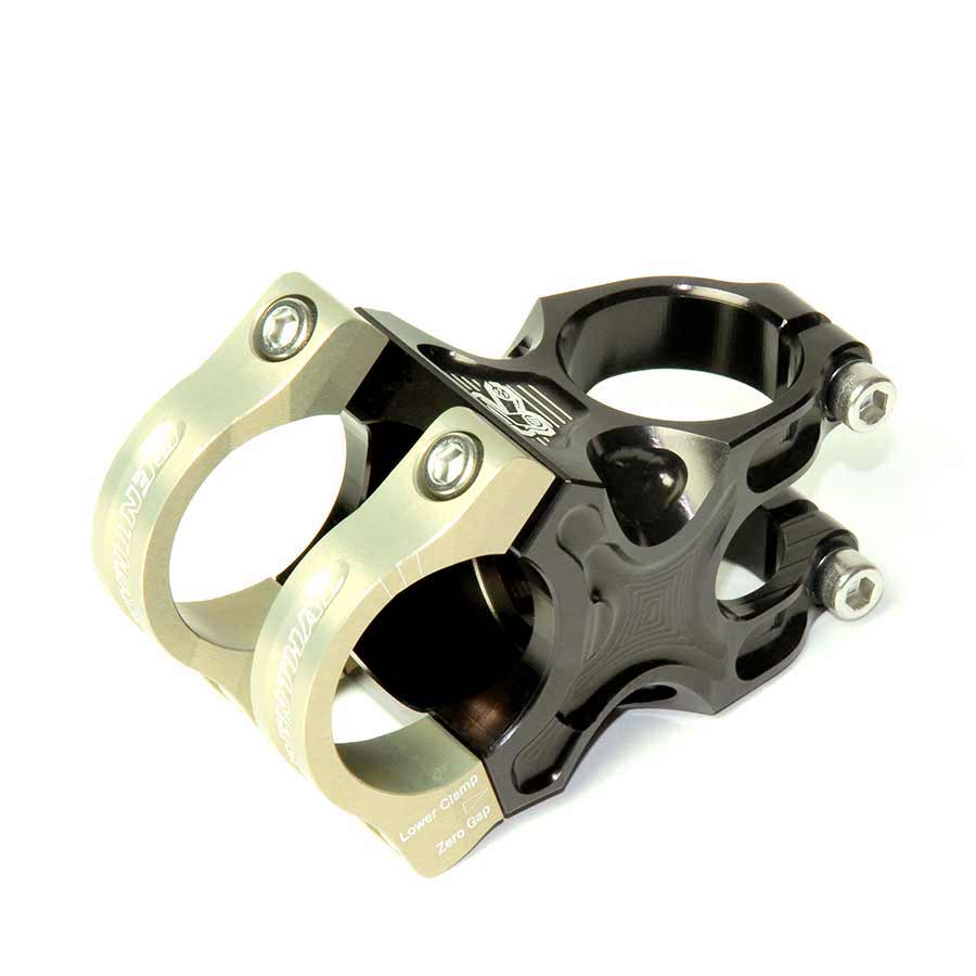 Renthal, Apex Stem, Stem, Clamp: 31.8mm, L: 50mm, Steerer: 28.6mm, ±6°, Black