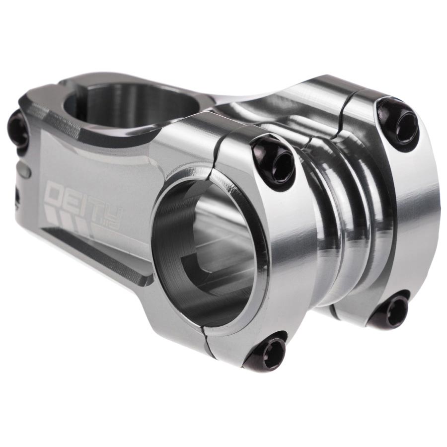 Deity, Copperhead 50, Stem, Diameter: 31.8mm, Length: 50mm, Steerer: 1-1/8'', 0°, Silver