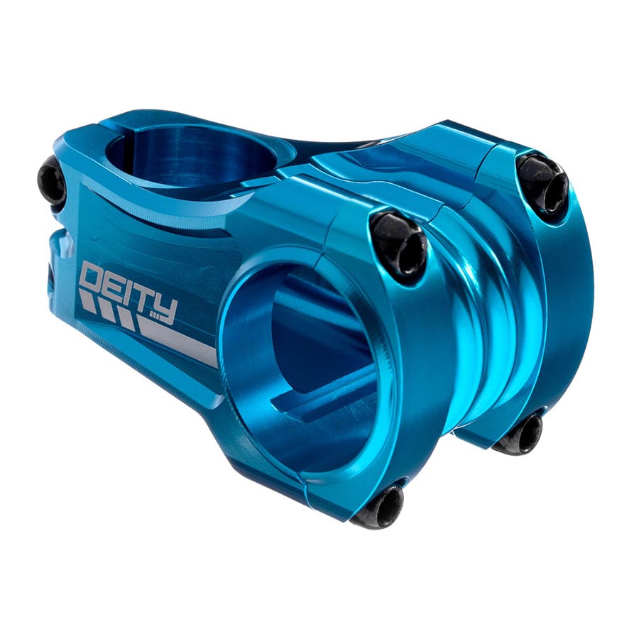 Deity, Copperhead 50, Stem, Diameter: 35mm, Length: 50mm, Steerer: 28.6mm, 0°, Blue