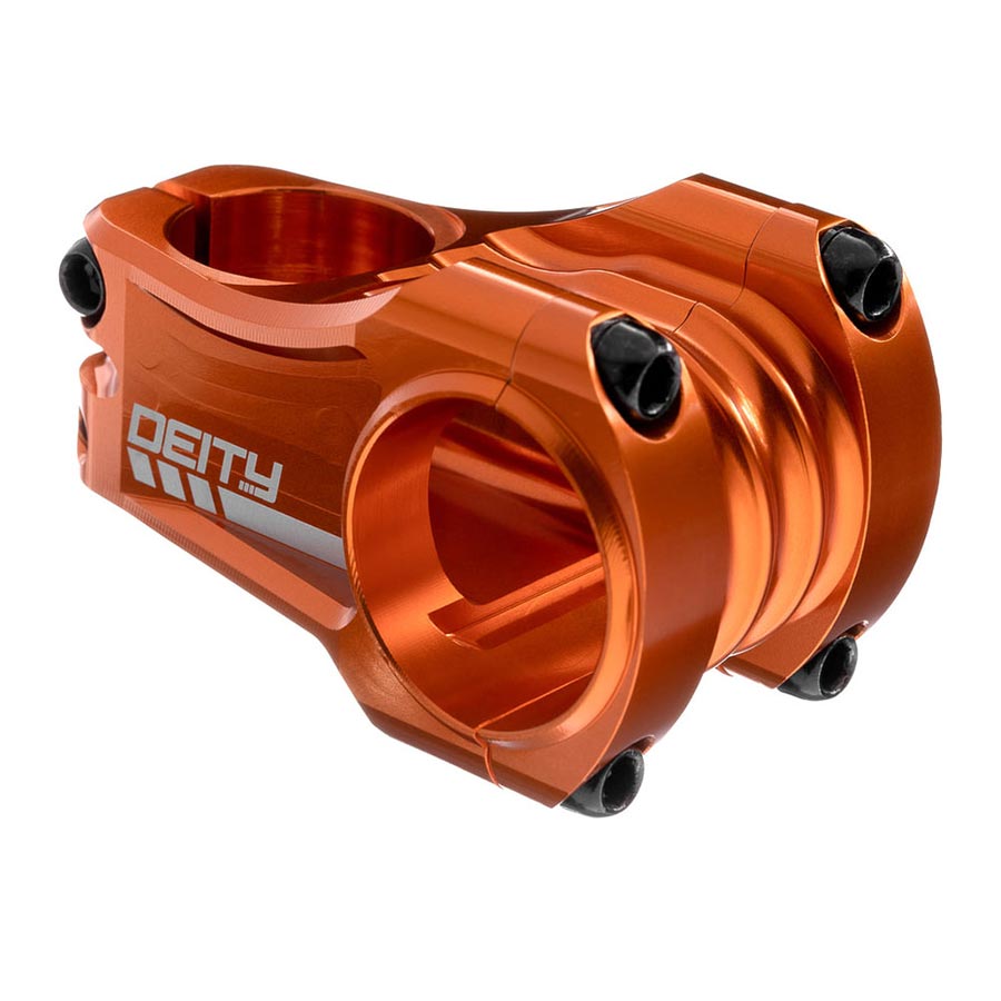 Deity, Copperhead 50, Stem, Diameter: 35mm, Length: 50mm, Steerer: 28.6mm, 0°, Orange