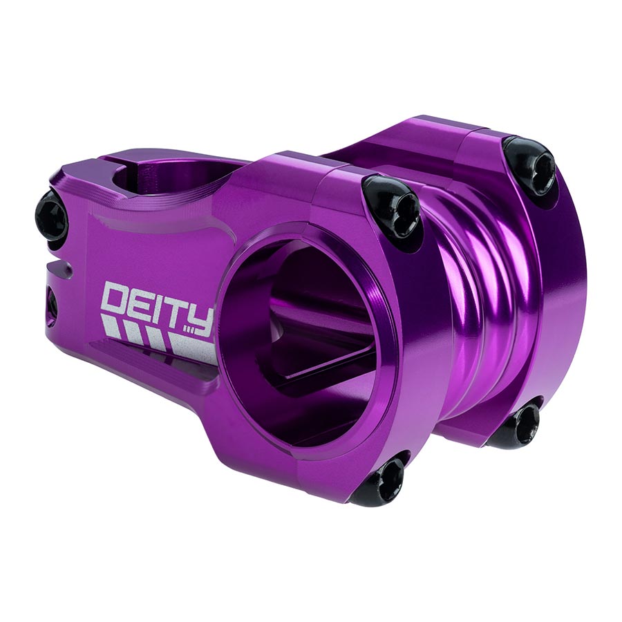 Deity, Copperhead 42, Stem, Diameter: 35mm, Length: 42mm, Steerer: 28.6mm, 0°, Purple