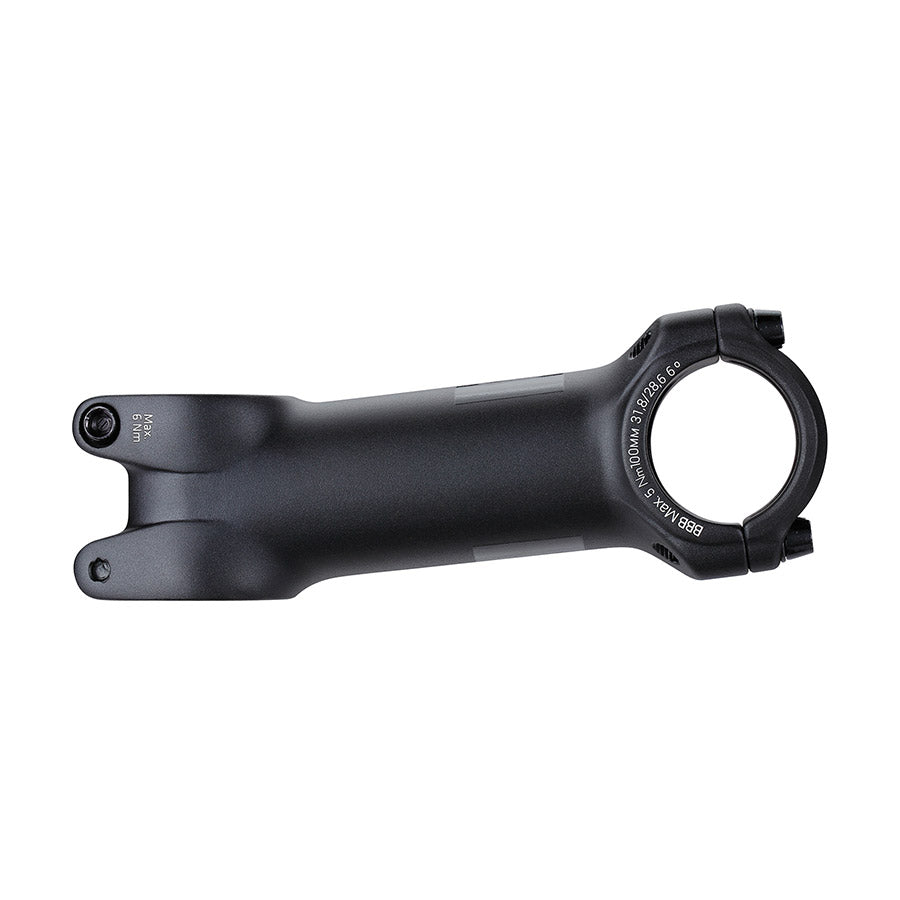 BBB Cycling, BHS-08 RoadForce, Stem, Diameter: 31.8mm, Length: 100mm, Steerer: 1-1/8'', ±6°, Black