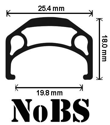 Velocity NoBS Rim, 700c x 48 hole, Non-Machined Sidewalls, (silver) Mill Finish