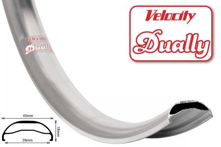 Velocity Dually Rim 700c 32 hole NONmsw Black