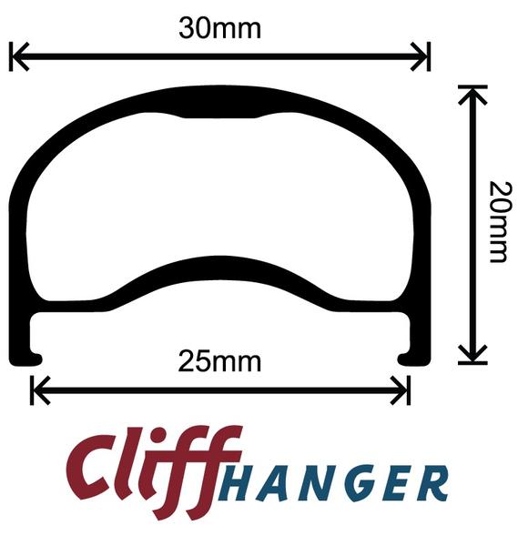 Velocity Cliffhanger Touring Rim 26" 32 hole NONmsw Black