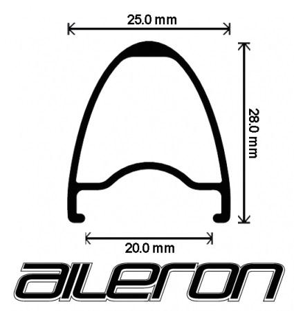 Velocity Aileron Rim 650B (27.5) 32 hole NONmsw Black
