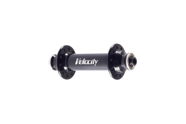Velocity Race Road Hub - Front 28 hole Black