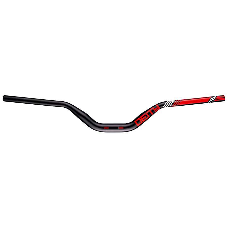 Deity, Highside 80, MTB Handlebar, Diameter: 31.8mm, 760mm, Rise: 80mm, Red