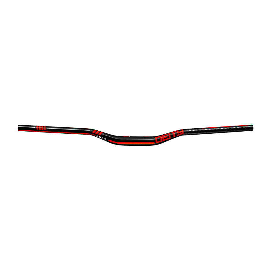Deity, Brendog, MTB Handlebar, Diameter: 31.8mm, 800mm, Rise: 30mm, Red