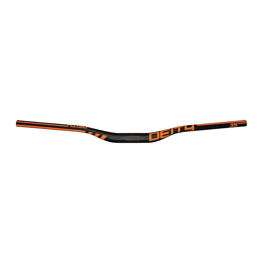 Deity, Skywire 25, MTB Handlebar, Diameter: 35mm, 800mm, Rise: 25mm, Orange