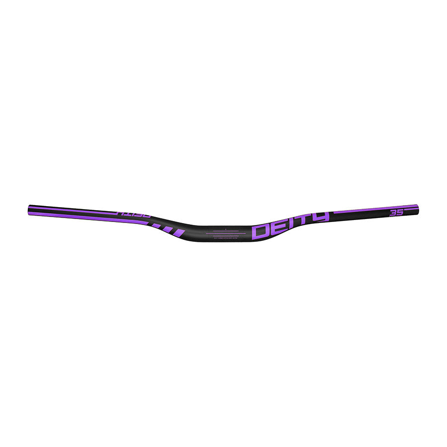 Deity, Skywire 25, MTB Handlebar, Diameter: 35mm, 800mm, Rise: 25mm, Purple