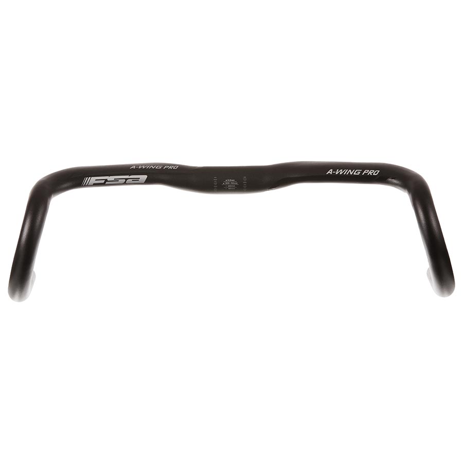 FSA, A-Wing Pro AGX, Drop Handlebar, Diameter: 31.8mm, 460mm, Drop: 120mm, Reach: 80mm, Black