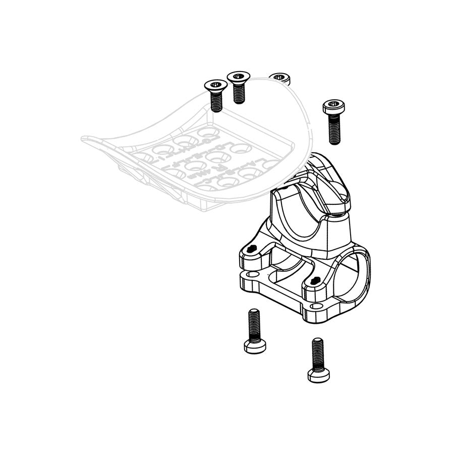 Zipp, Replacement Mount for Vuka Clip, Low Mount, Right
