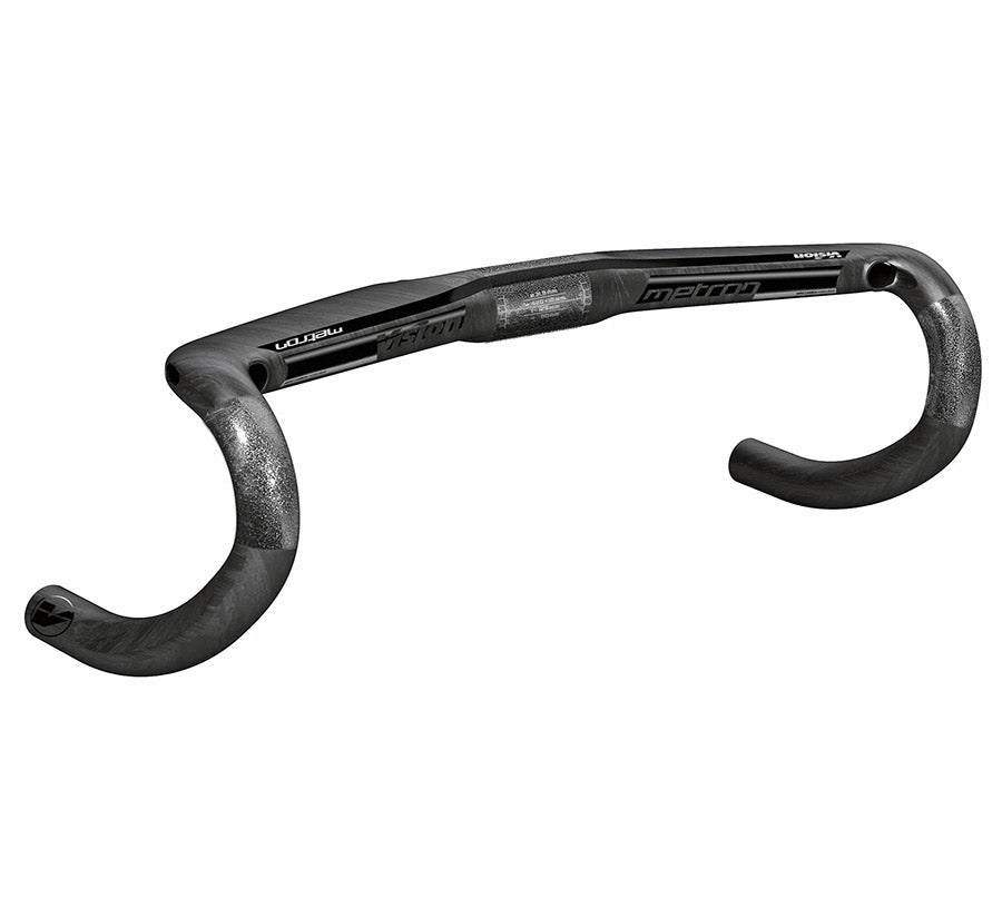 Vision, Metron Aero ACR, Drop Handlebar, Diameter: 31.8mm, 440mm, Drop: 125mm, Reach: 80mm, Black
