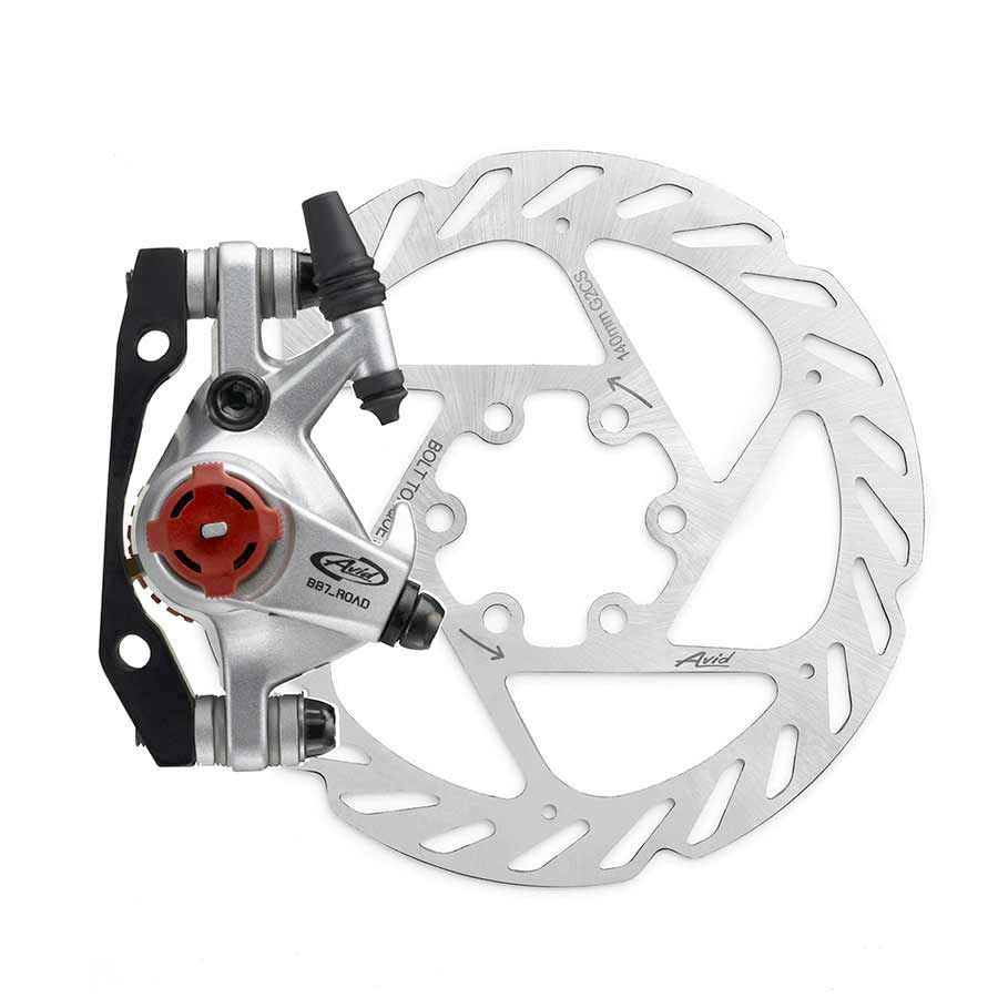 Avid, BB7 Road, Mechanical disc brake, Grey, Front or rear, No rotor, No adapter